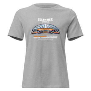 Women's 2026 Illinois Wrestling State Tournament T-shirt